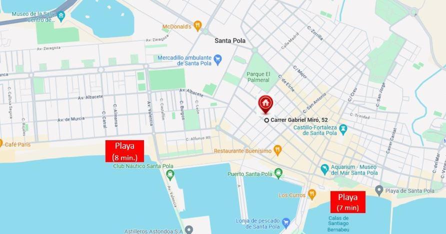 Centrico Apartamento Con Todo A Estrenar En La Playa Santa Pola Dış mekan fotoğraf